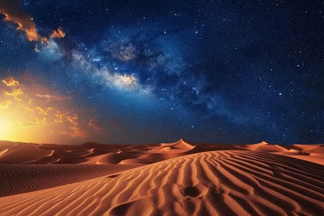 Doha Night Desert Safari, Stargazing, Photography، Relaxation - Sandboarding on soft slopes