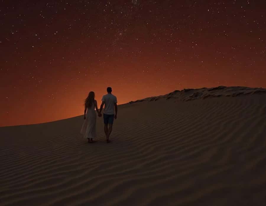 Doha : Night Desert Safari with Dune Bashing & Stargazing - Leaving Doha in an air-conditioned Land Cruiser