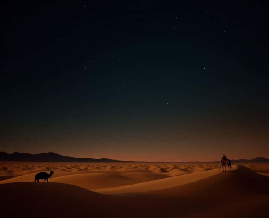 Doha : Night Desert Safari with Dune Bashing & Stargazing - Looking up at Qatar’s night sky