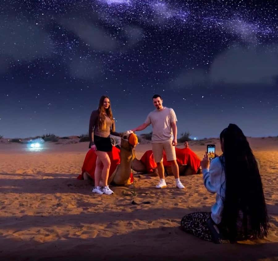 Doha: Night Safari with Dune Bashing and Camel Ride - The Bedouin-style tent and evening refreshments