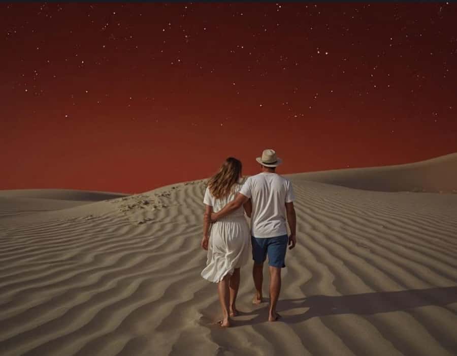Doha: Nighttime Desert Safari with Dune Bashing & Camel Ride - Sandboarding and photo stops at Ash Shaqra