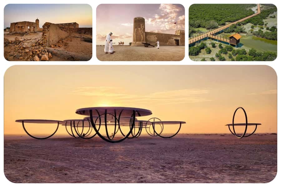 Doha: North Qatar Tour, Mangroves, & Zubara Fort and purple - Why northern Qatar is worth your morning