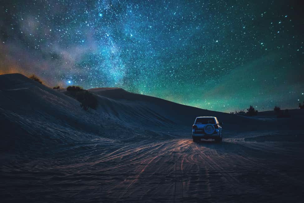 Doha: Overnight Desert Safari with Dinner and Breakfast - Khor Al Adaid, where sand reaches the sea