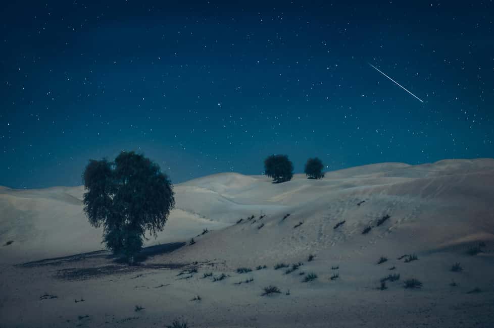 Doha: Overnight Desert Safari with Dinner and Breakfast - Sunset, Arabic coffee, and the camp near Sealine