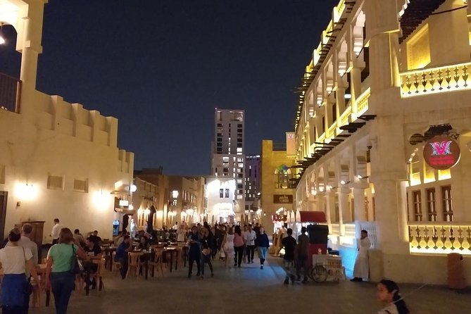 Doha Private Night City Tour – With or Without Local Meal - Two hours in Souq Waqif
