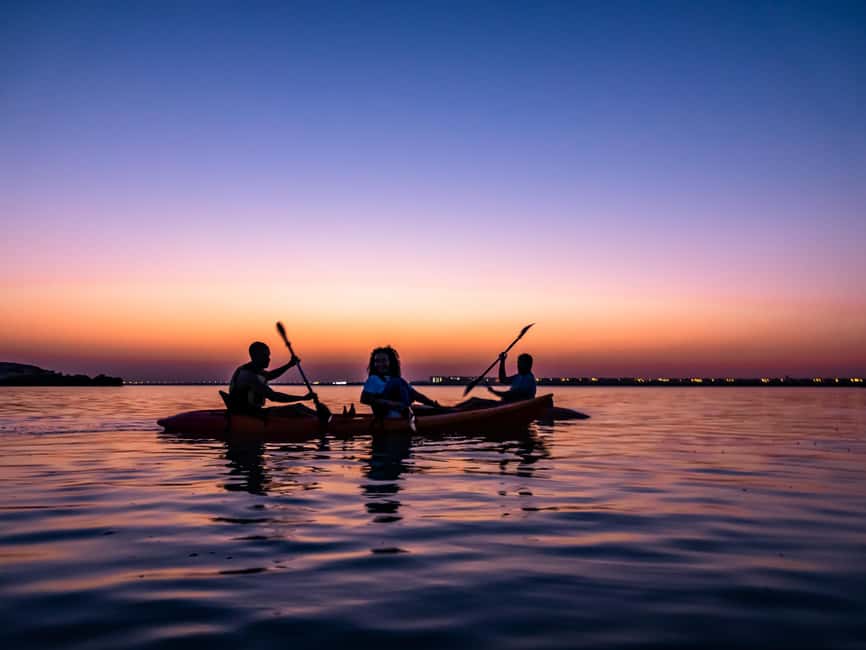 Doha: Private Purple Island Mangroves Kayaking Adventure - Entering the Al Thakira Mangrove Forest