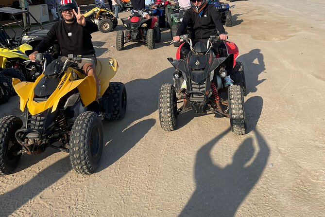 Doha Qatar ATV Quad Bike Buggy Dune Bashing and Camel Ride - Who will enjoy this desert tour?