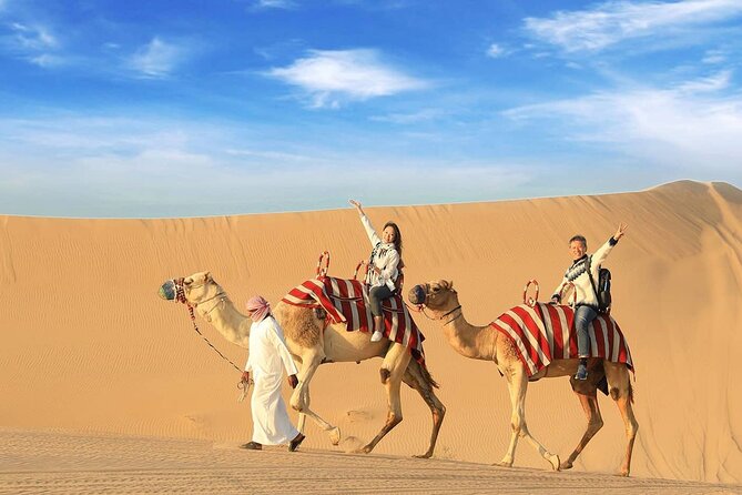 Doha Quad Bike, Dune Bashing, Camel Ride and Inland Sea Tour - Dune bashing with an experienced driver