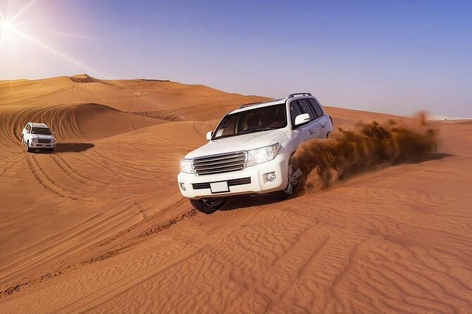 Doha: Quad Bike, Dune Bashing, Camel Ride & Inland Sea Tour - Camels, falcons, tea, and a short desert pause