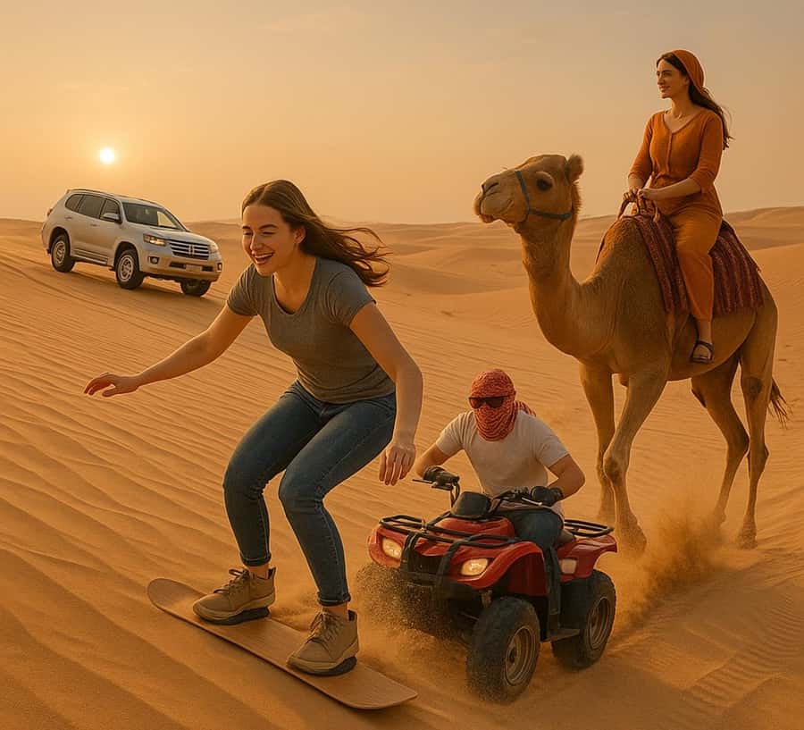 Doha: Quad/Buggy, Desert Safari, Camel Ride, Sandboarding - Key moments to know before booking