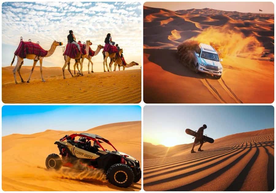 Doha: Quad/Buggy, Desert Safari, Camel Ride, Sandboarding - A 270-minute escape from Doha