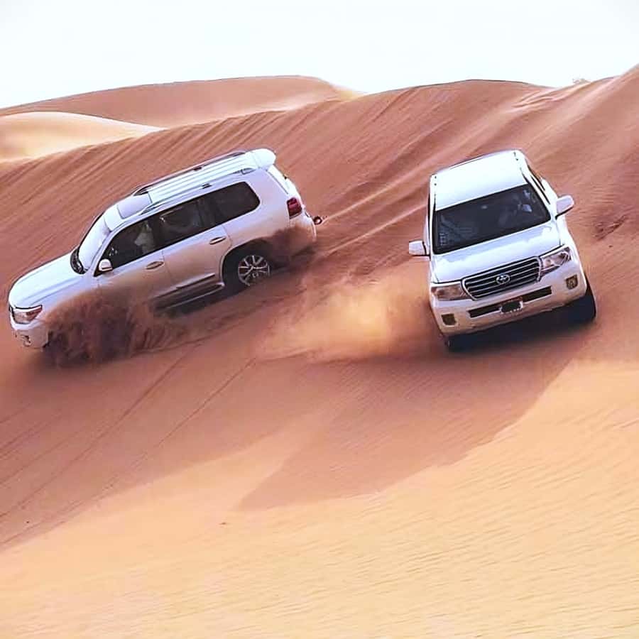 Doha Safari: ATV Ride, Dune Bashing, & Sandboarding Fun - The Inland Sea and the Saudi Border