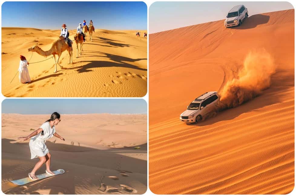 Doha: Safari, Camel Ride, Sand boarding and Inland Sea Tour - Leaving Doha in an air-conditioned Land Cruiser