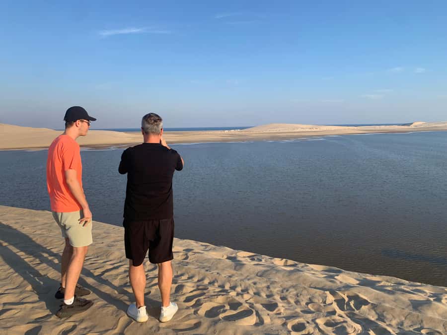 Doha: Safari | Inland Sea Tour | Camel Ride | Sandboarding - Sandboarding on the dunes