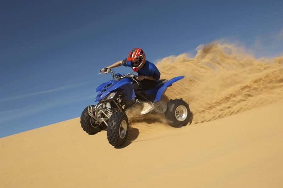Doha Safari Quadbike, CamelRide, Sandboarding & Inland Sea - Quad biking on a 250cc dedicated track