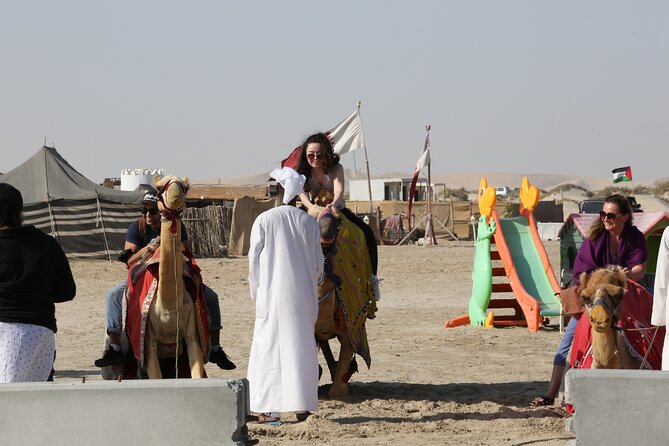 Doha; Sunrise Desert Tour and camel safari 4hrs - The dune ride: excitement with a safety check