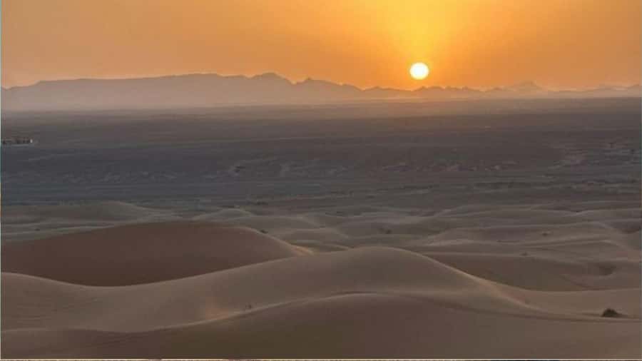 Doha :Sunrise/ Sunset Desert Safari CamelRide & Sandboarding - Leaving Doha for Qatar’s golden sands