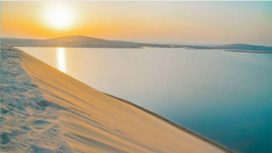 Doha :Sunrise/ Sunset Desert Safari CamelRide & Sandboarding - The 4x4 dune bashing ride