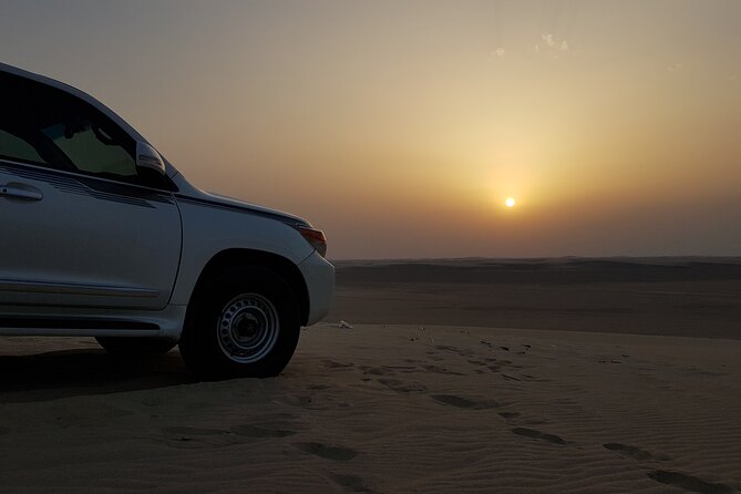 Doha: Sunrise /Sunset Desert Safari with Sand Boarding,Camel ride - What the $49 price really covers