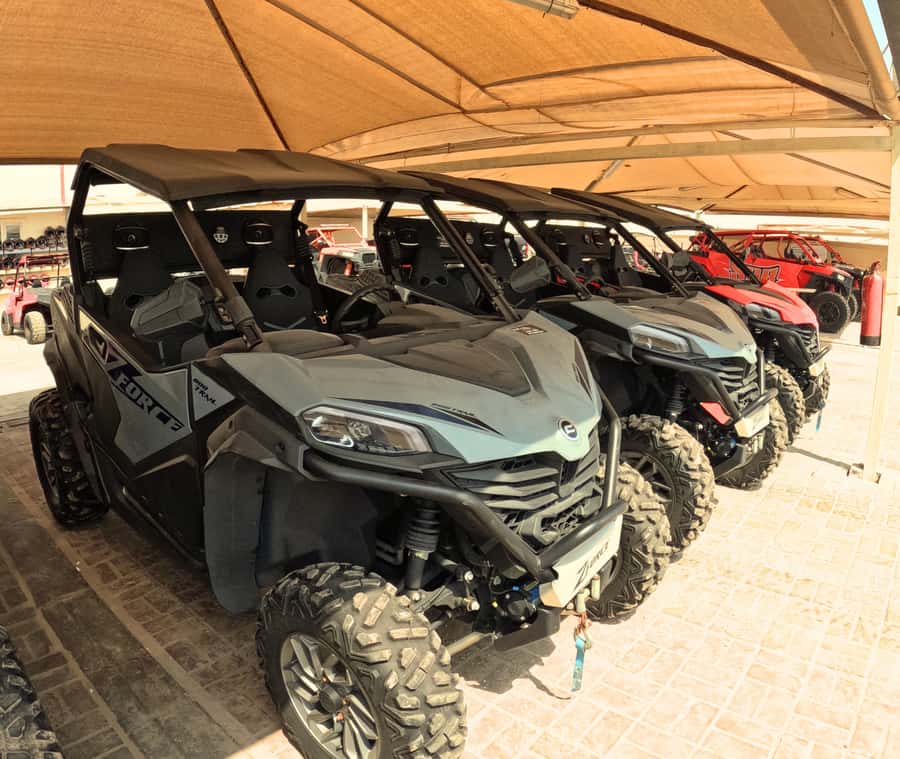 Doha: Sunset Desert Safari with Camel Ride and Sandboarding - Forty minutes of dune bashing at the viewpoint