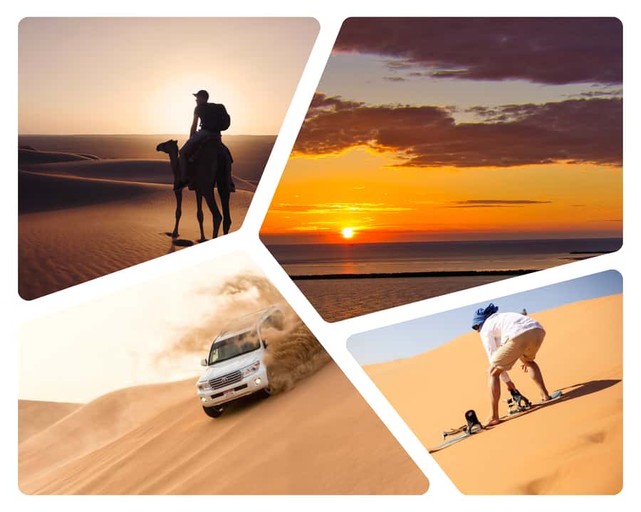 Doha: Sunset Safari, Dune Bashing, Sandboarding & Camel Ride - Dune bashing brings the main rush