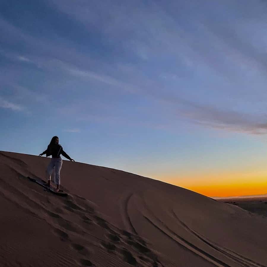 Doha: Sunset Safari, Dune Bashing, Sandboarding & Camel Ride - A four-hour schedule that packs in the highlights