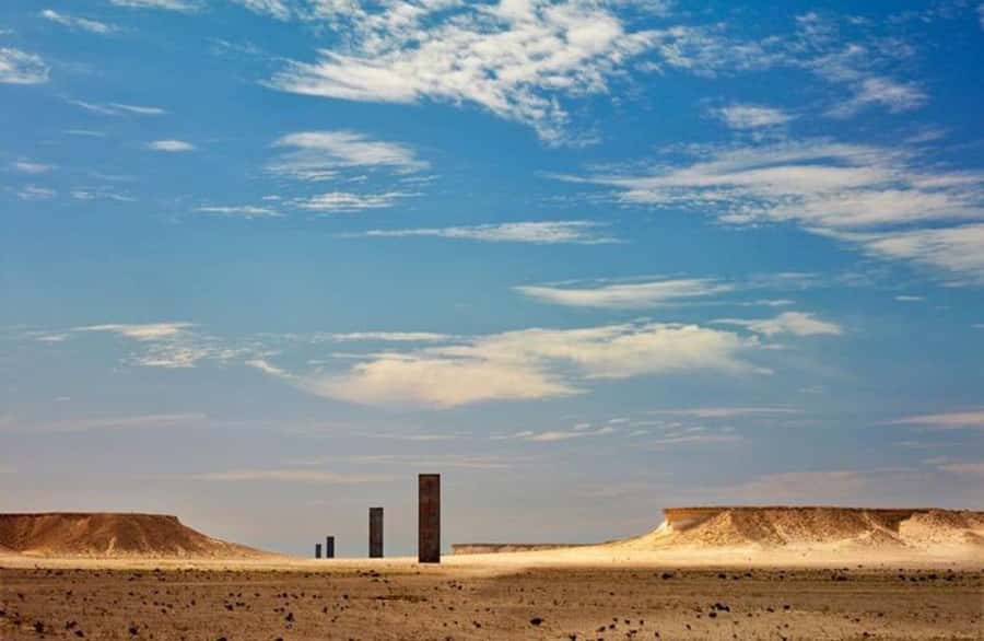 Doha: West Coast Qatar Tour, Sculptures, Camel Racing track - From Doha to Al Shahaniya in a cooled 4WD