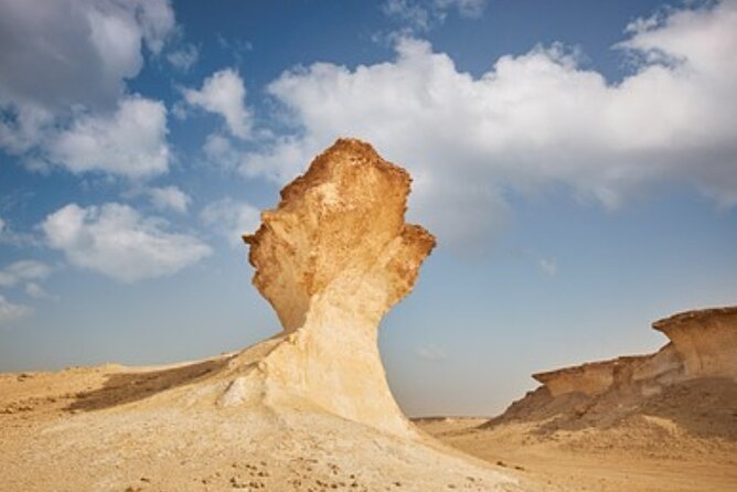 Doha: West Coast Tour Serra and Mushroom Rocks - Zekreet Fort and two building phases