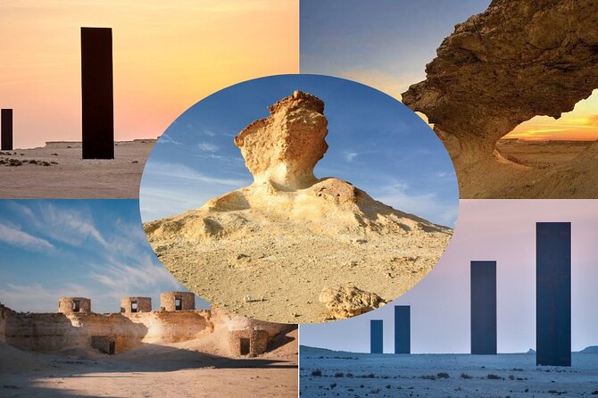 Doha West Qatar Richard Serra Sculpture, Mushroom Rock Tour - Five things to know before you go