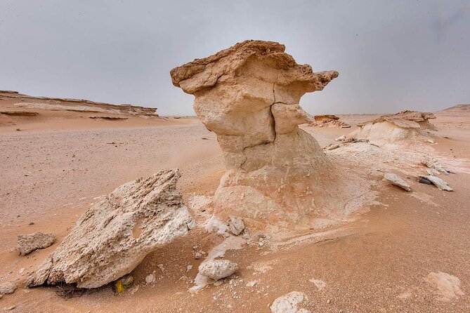 Doha West Qatar Richard Serra Sculpture, Mushroom Rock Tour - Zekreet Fort Ruins and a glimpse of older Qatar