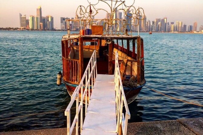Exclusive Doha Private Dhow Cruise & Corniche Walk With Sunset - Setting out from the dhow harbor