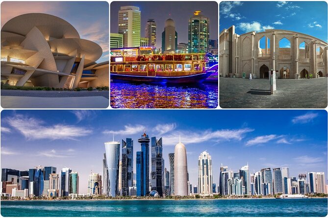 Explore Doha: City Tour & Dhow Boat Cruise Adventure - The Corniche and West Bay: Doha’s modern face