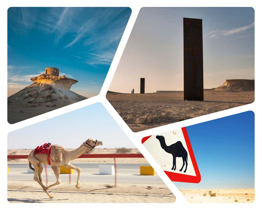 Explore Zekreet: Richard Serra Art & Mushroom Rock Wonders - Leaving Doha for Qatar’s western desert