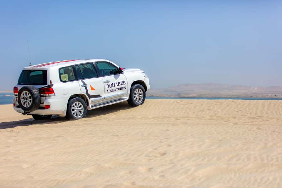 From Doha: 8-hour Safari Tour with Desert Beach Experience - Leaving Doha for the open desert