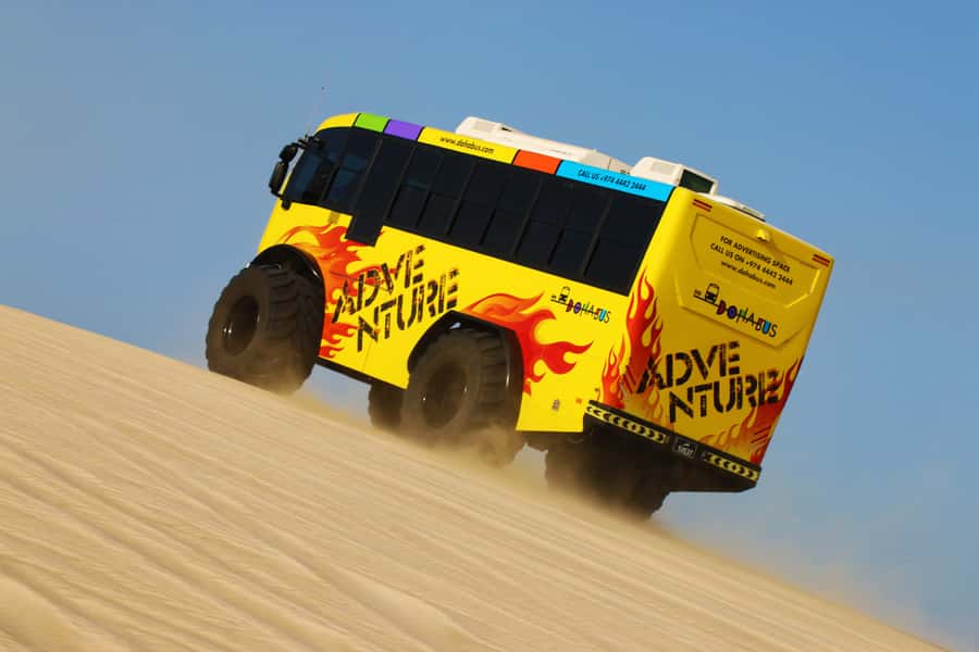 From Doha: Exclusive Monster Bus Safari Experience - Getting from Doha to Sealine
