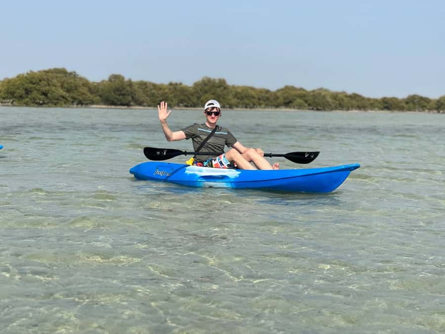 From Doha: Mangroves Kayaking Adventure - Getting started: the safety briefing and first strokes