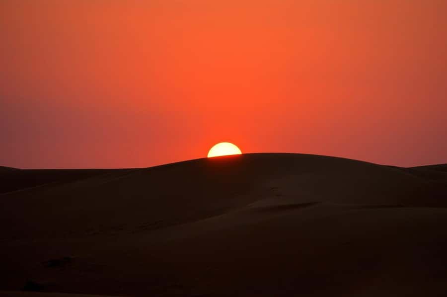 From Doha: Sunrise or Sunset Safari with Sand Boarding - Sunrise, sunset, and the changing color of the sand