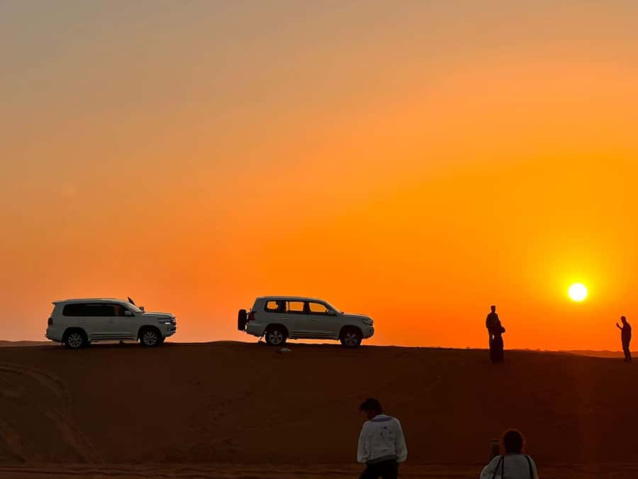 From Doha: Sunrise or Sunset Safari with Sand Boarding - The Inland Sea is more than another photo stop