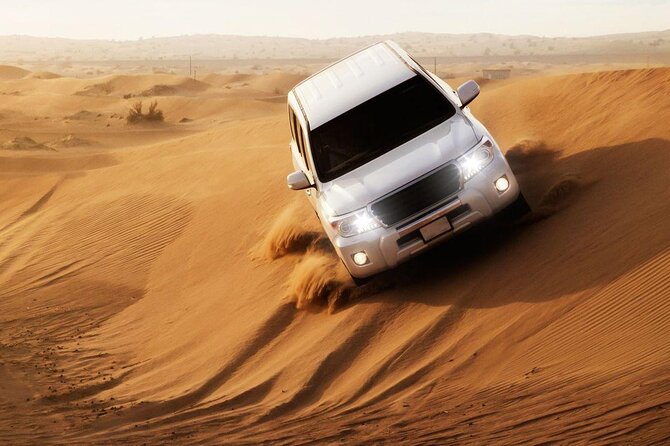 Full-Day DesertSafari with Camel Ride,InlandSea & BBQ Desert Camp - From Doha to open desert