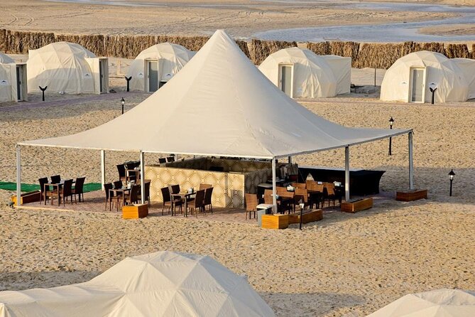 Full-Day DesertSafari with Camel Ride,InlandSea & BBQ Desert Camp - Dune bashing gives the day its pulse