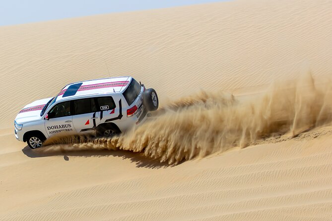 Full-day Qatar desert safari: dune bashing, sandboarding, camels - Key points to know before booking