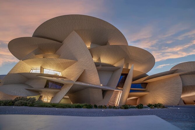 Half Day City Tour for Layover and Transit from Doha Airport - The National Museum and its sand-rose design