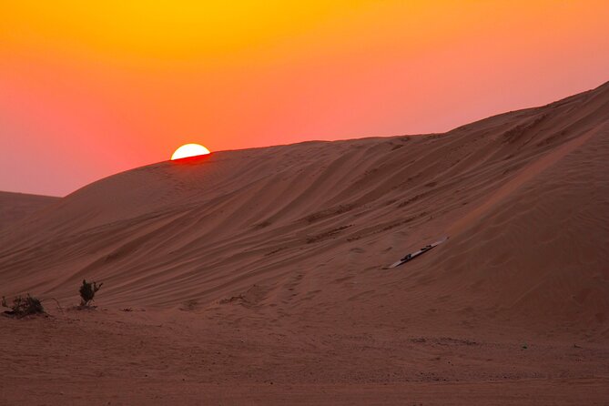 No Rush Desert Safari: 6-Hour Adventure & Inland Sea Relaxation - Sunset at Sealine Beach