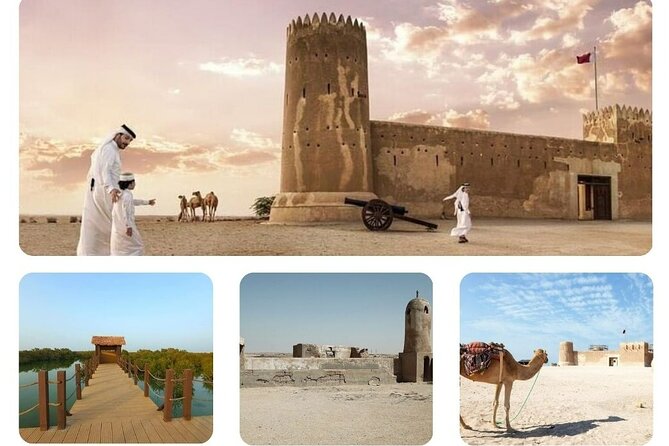 North of Qatar Tour|Zubara Fort, Purple Island & Mangroves Colony - Purple Island and the changing tide