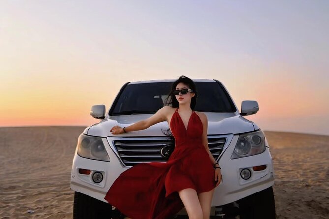Private Sealine Beach Tour with Desert Activities - Dune bashing across Sealine’s open sand