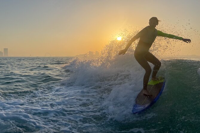 Private Wakesurfing or Wakeboarding along Doha's skyline - A fast start from Doha’s waterfront