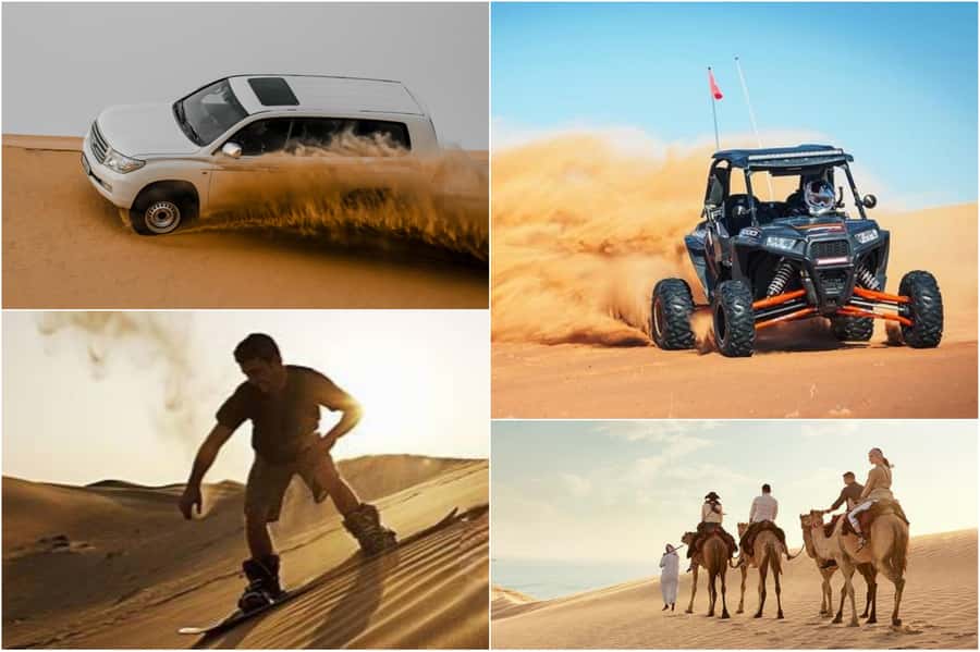Qatar Desert Safari, Quad bike, Camel Ride and Sandboarding - Why this Qatar desert safari works well
