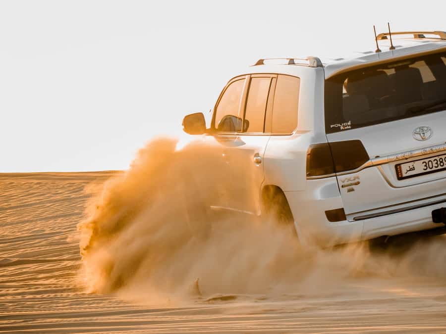 Qatar Desert Safari, Quad bike, Camel Ride and Sandboarding - From Doha to Mesaieed by air-conditioned 4x4
