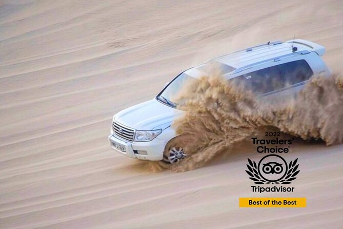 Qatar Gold Dune Safari, Dune Bashing,Camel Ride,Sand Boarding,Inland Sea Desert - The Camel Camp and a Five-Minute Ride