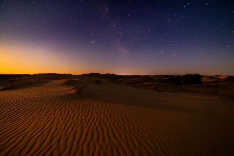 Qatar: Night Desert Safari| Camel Ride| Inland Sea Beach - The one-hour drive from Doha to Mesaieed